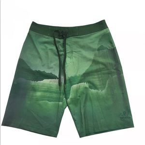Men's PrAna Breathe Board Shorts Swim Trunks 30